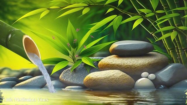 Relaxing Music, Water Sounds, Stress Relief, Meditation Music, Nature Sounds, Bamboo Water Sounds смотреть онлайн