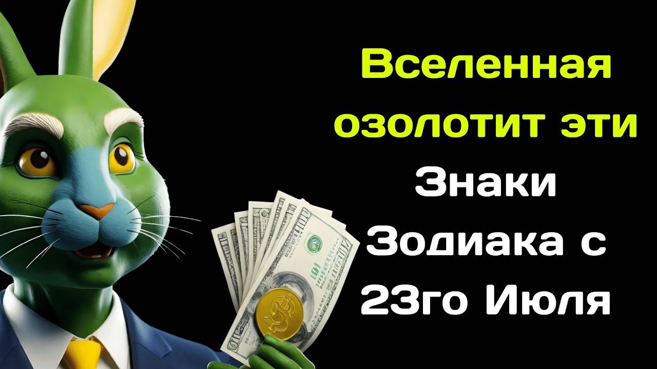 Вселенная озолотит эти Знаки Зодиака с 23го Июля смотреть онлайн