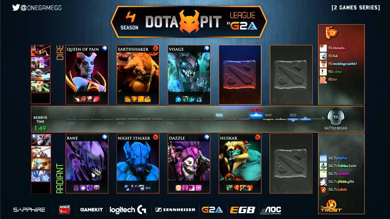 Signature.Trust vs. First Departure - G2A.COM DOTA PIT SEA Group Stage - Game 2 смотреть онлайн