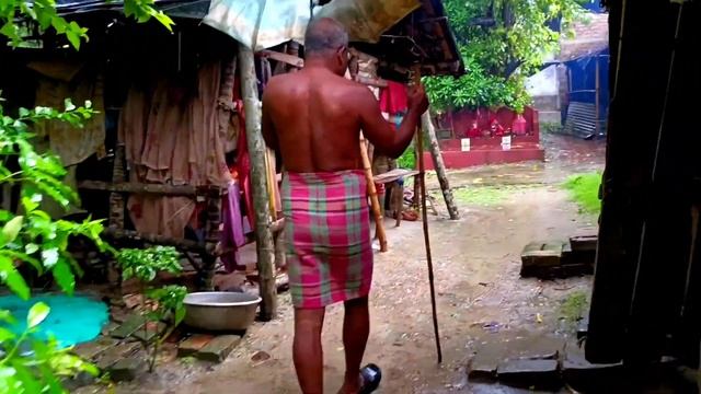 Village Life। Village Women Morning Routine In Heavy Rain & Strong Wind। Village In Rain। Hard Life