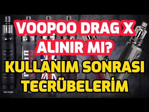 VOOPOO DRAG X KULLANIM SONRASI DENEYİMLERİM DRAG X ALINIRMI? EKSİLERİ NELER? BU VİDEODA смотреть онлайн
