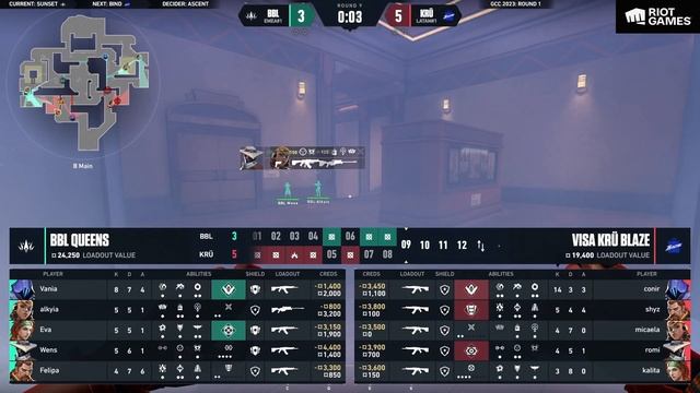 J2 - KRÜ BLAZE vs BBL QUEENS | Map 1 смотреть онлайн