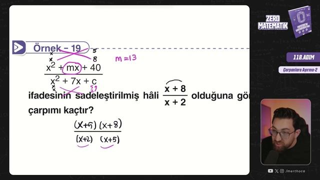 Zero Matematik Kampı | 118.Adım | Çarpanlara Ayırma-2 | Başlangıç Serisi | #merthoca смотреть онлайн