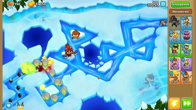 Bloons TD 6 Прохождение Одиссеи легкая сложность смотреть онлайн