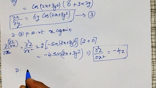 Simple example to find Partial Derivatives 𝑺𝒊𝒏(𝟐𝒙+𝟑𝒚^𝟐) | Partial Differentiation| Dr Prashant Pati смотреть онлайн
