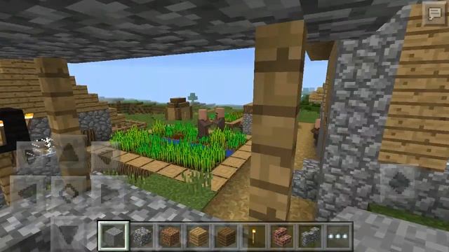 Сид на большую деревню в Minecraft pe смотреть онлайн