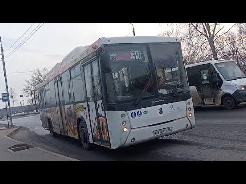 Череповец | Поездка на автобусе НефАЗ-5299-30-56 (К835ВХ_35) | Маршрут 39 смотреть онлайн