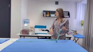 Пошив концертного платья с двухслойной юбкой из атласа и шифона! Крою юбку-солнце.