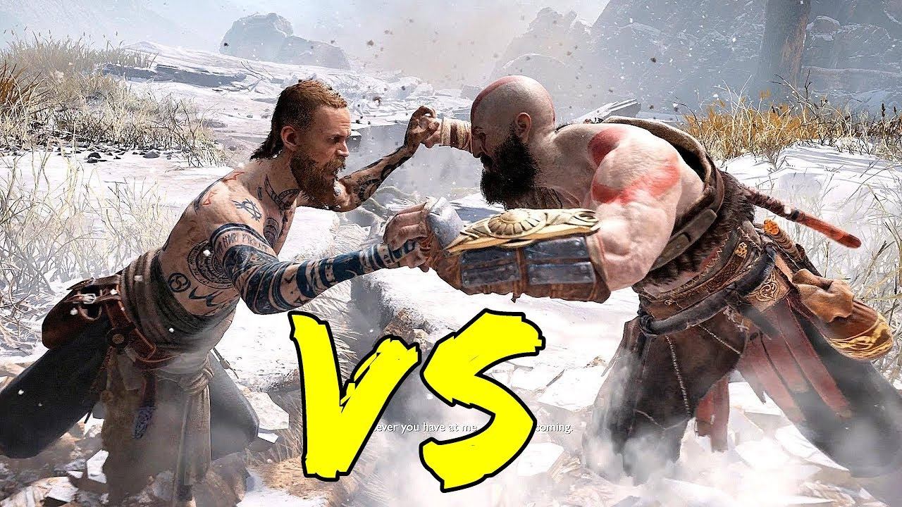 God Of War 4 | Kratos vs Baldur | satisfy song | Full HD смотреть онлайн