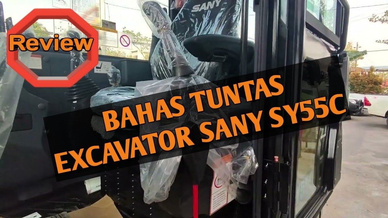 Review Excavator SANY SY55C смотреть онлайн