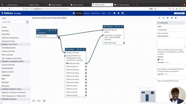 Galaxy Tutorial| How to use Galaxy to build Bioinformatics Workflows (An Overview) смотреть онлайн