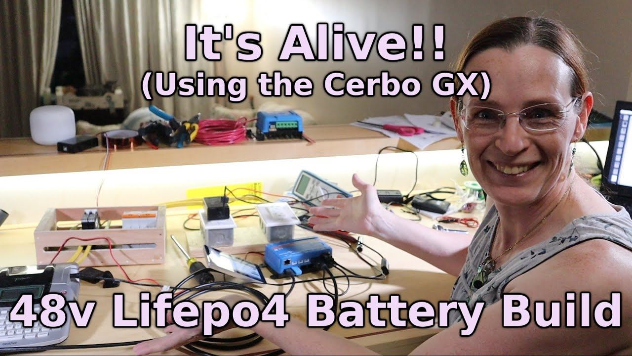 It's Alive!! (Using the Cerbo GX) - How to build a 48v Lifepo4 battery (Ep. 15) смотреть онлайн