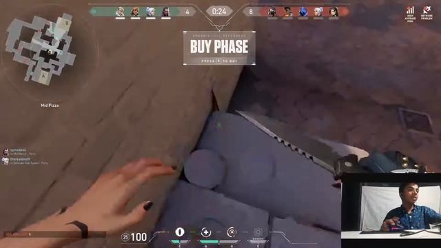 VALORANT live gaming !! 8 infinity official testing tricks and tips смотреть онлайн