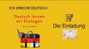Deutsch lernen. A1. Essen. Einfache Dialoge + Übungen. In 30 Tagen Deutsch sprechen!