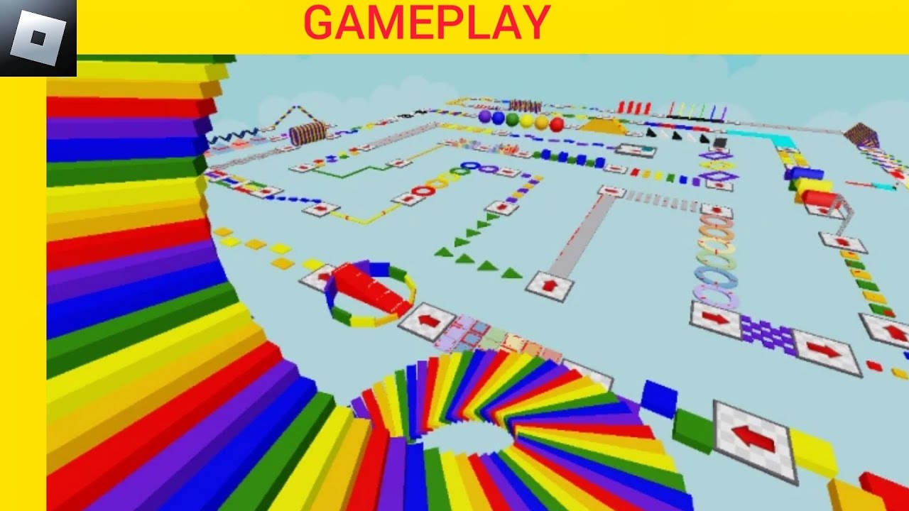 Gameplay of Очень Легко Обби! 🌈 смотреть онлайн