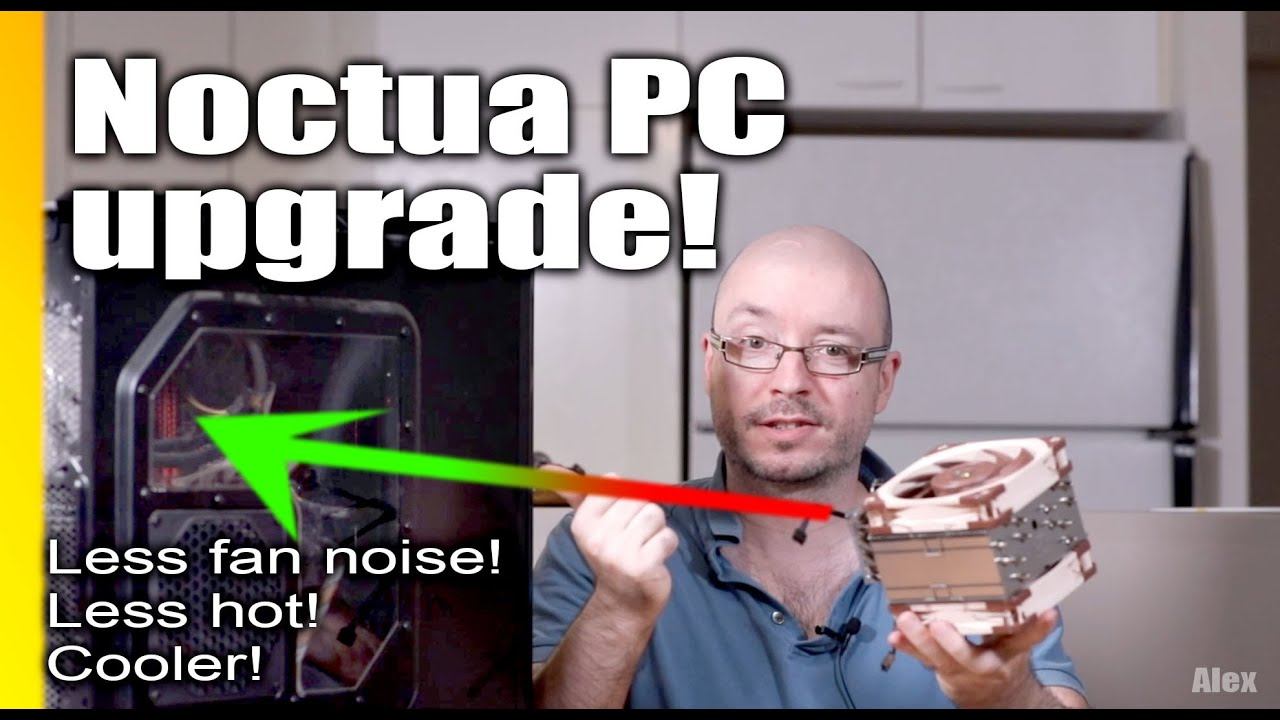 Upgradding PC Cooling with Noctua NH-U12A & NF-F12 for photographer videographer PC builder смотреть онлайн