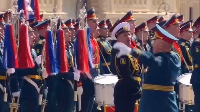 сводный оркестр на параде победы! смотреть онлайн