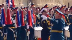 сводный оркестр на параде победы!