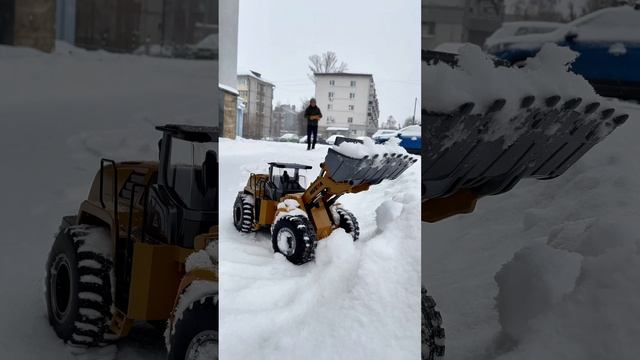 Мощный р/у бульдозер HUINA HN1583, сайт cars-kids.com смотреть онлайн