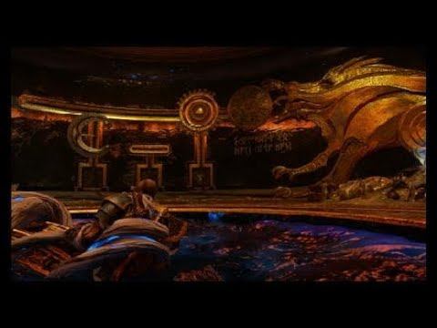 God of War Activamos los mecanismo para conseguir la piedra negra en la bóveda de Tyr смотреть онлайн