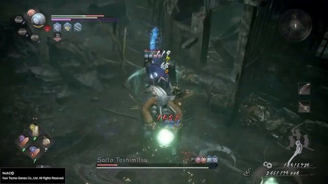 Nioh 2 Gameplay PS4 - Boss Fight Saito Toshimitsu / Update 1.09 смотреть онлайн