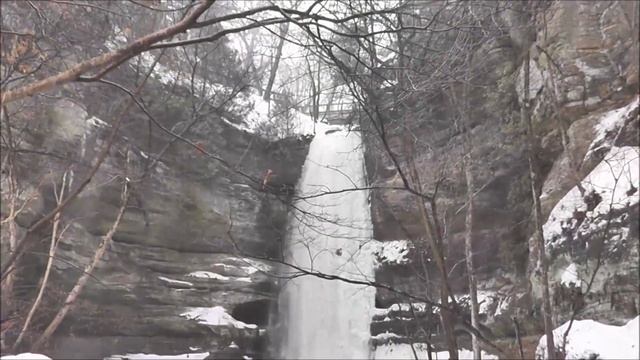 Starved rock winter waterfalls смотреть онлайн