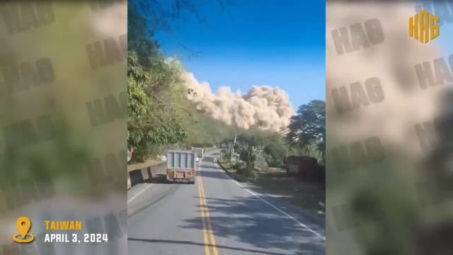 Another earthquake in Taiwan! M7.7, M7.6, M7.5, M7.2 destroy houses in 1 hour смотреть онлайн