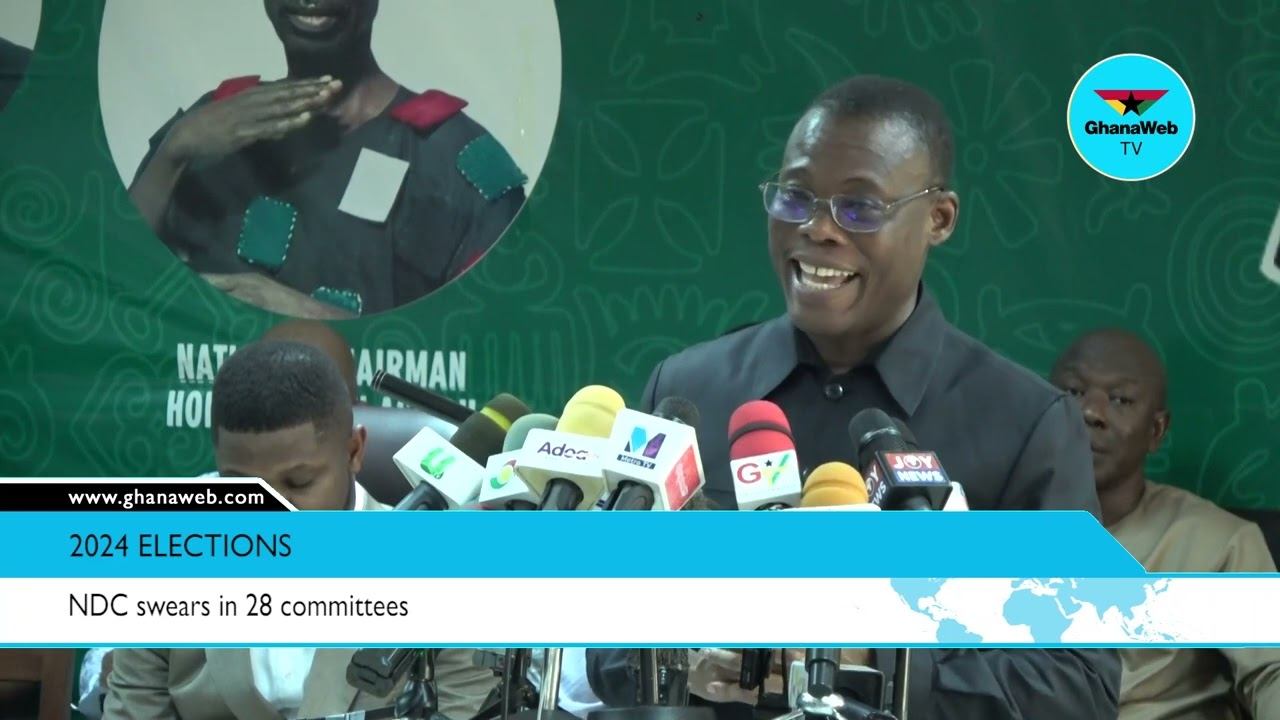NDC inaugurates 28 committees to run affairs of the party ahead of December elections смотреть онлайн