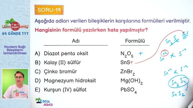 📌 19. GÜN | Kovalent Bağlı Bileşiklerin İsimlendirilmesi 🤓 Kimya Adası 64 GÜNDE TYT #TYTKimya смотреть онлайн
