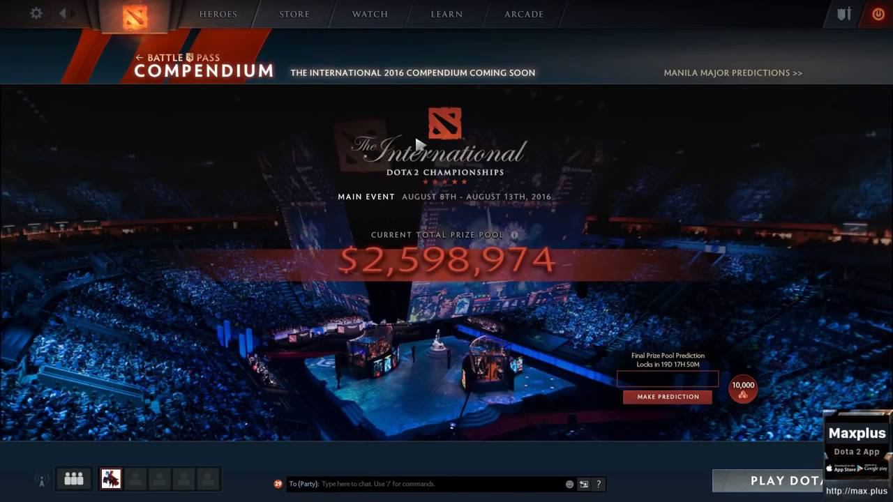 Dota 2 TI6 Battle Pass Compendium Immortal Treasure 3 Preview 2016 patch6.88 смотреть онлайн