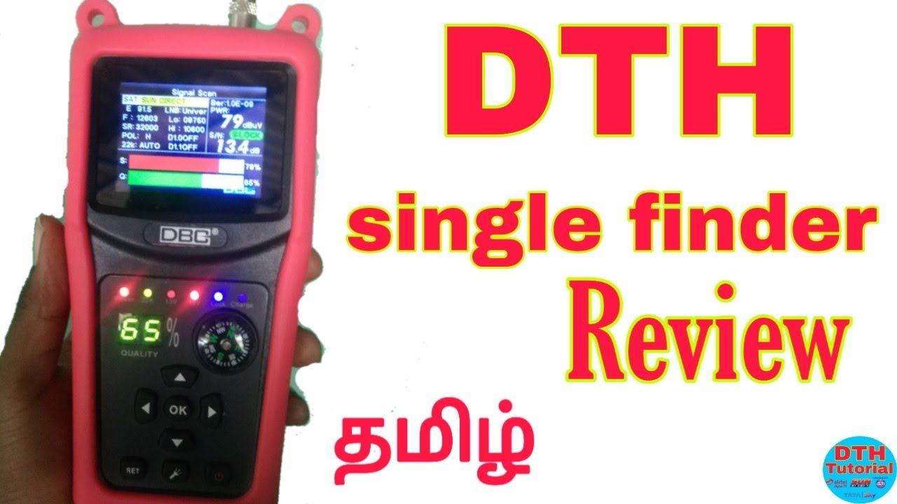 best DTH single finder meter Review in tamil/ DTH Tutorial tamil смотреть онлайн