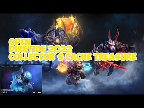 GACHA OPENING DIRETIDE 2022 COLLECTOR'S CACHE TREASURE - DOTA 2 смотреть онлайн