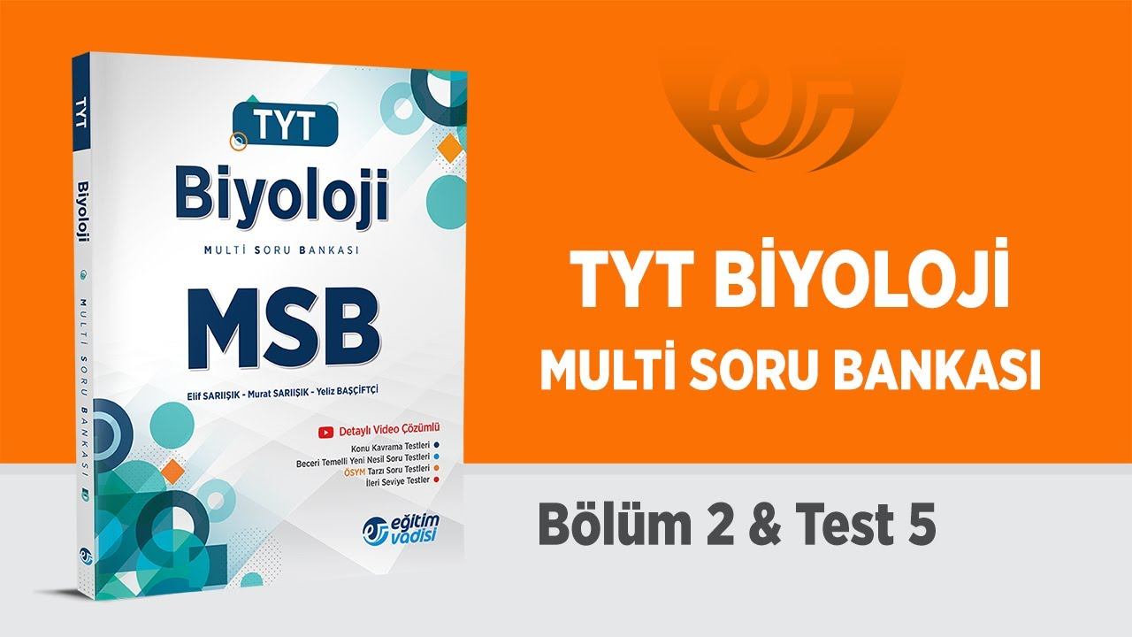 TYT Biyoloji Multi Soru Bankası Bölüm 02 Test 05 Soru Çözümleri смотреть онлайн