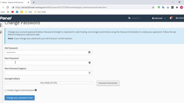 How to change cPanel password How to reset cpanel account password Bangla Tutorial смотреть онлайн