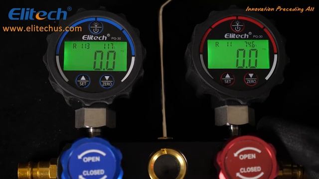 Elitech DMG-1 Electronic Manifold Gauges for Air Conditioning and Heating смотреть онлайн