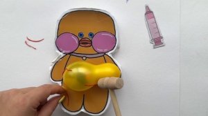 Бумажные игрушки Лалафанфан уточка / история из бумаги