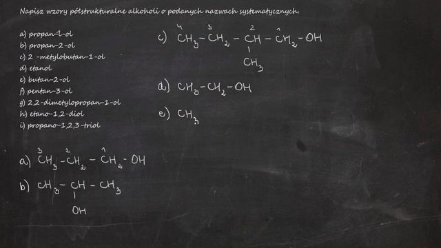 Napisz wzory półstrukturalne alkoholi o podanych nazwach systematycznych. a) propan-l-ol смотреть онлайн