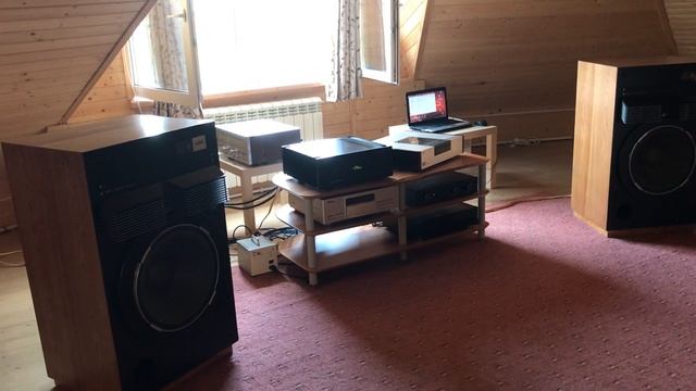 ЦАП Eridan Audio Quark + Гибридный усилитель без ООС Universe + Акустика Aurex SS-930 (Toshiba) смотреть онлайн