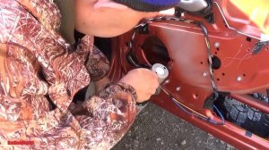 Как быстро вырезать отверстие под динамик в двери