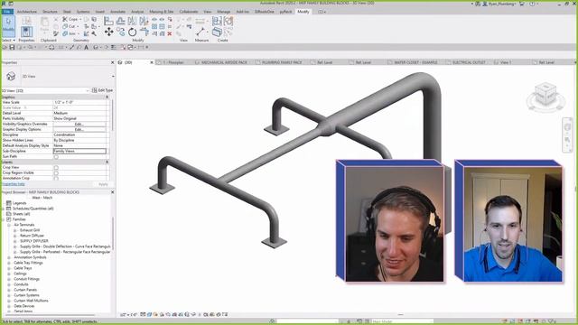⚙️Revit MEP Families Tricks with Ryan Schalk | BIM Pure Live #071 смотреть онлайн