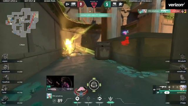 PRX something 1v4 clutch against LOUD | VALORANT Champions 2023 смотреть онлайн