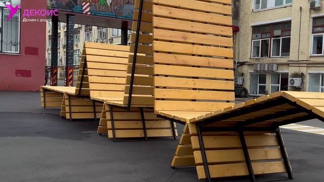 Уличные скамейки, г. Москва