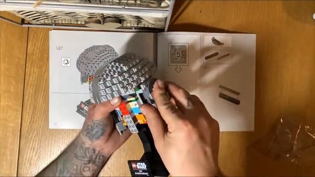 Lego Star Wars the mandalorain helmet set 75328 смотреть онлайн