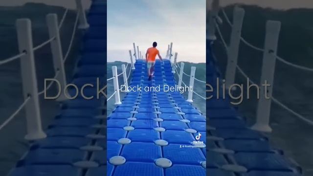 Make a splash with the durable plastic floating docks! 😎🌊 #floatingdock #marina #watersports смотреть онлайн