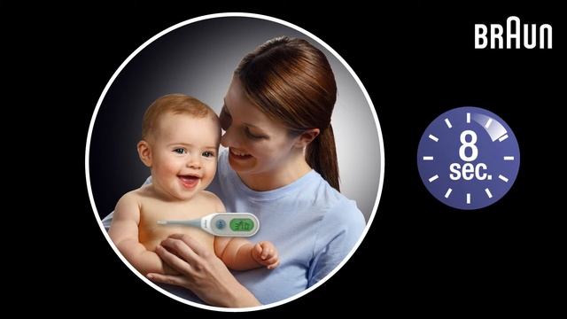 Termometro a stilo digitale Braun con tecnologia Age Precision® (PRT2000) смотреть онлайн
