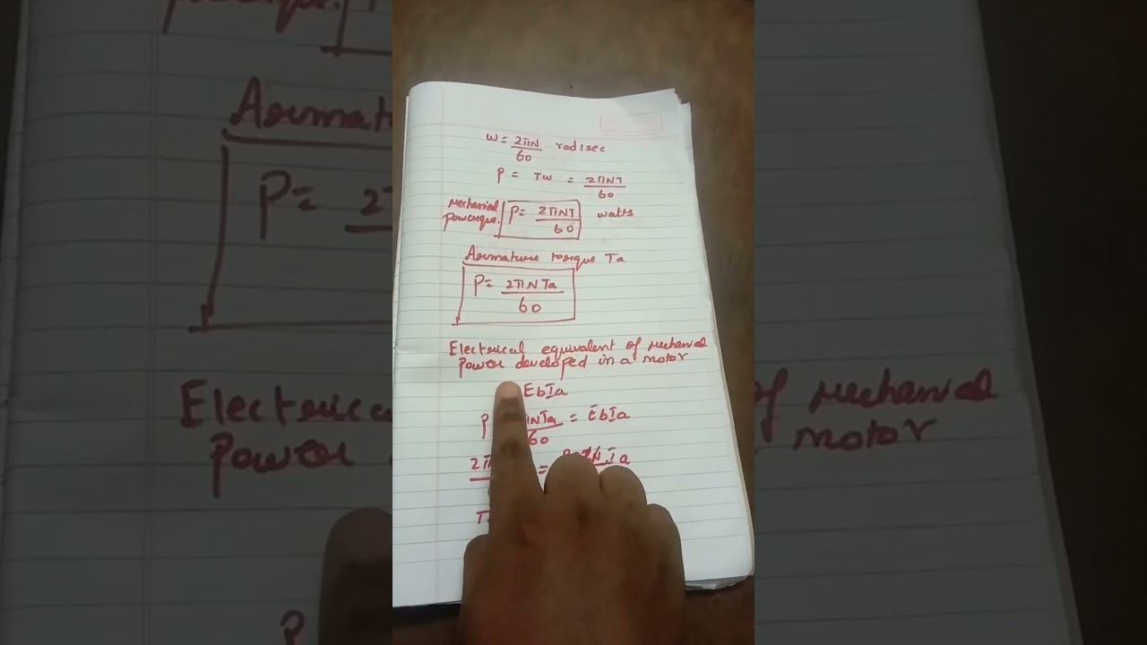 Torque Equation of dc motor 3 смотреть онлайн
