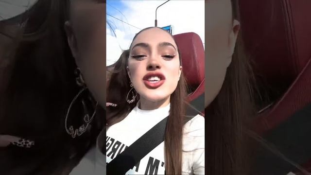 Мэйби Бэйби в кабриолете поет новую песню #popstars смотреть онлайн