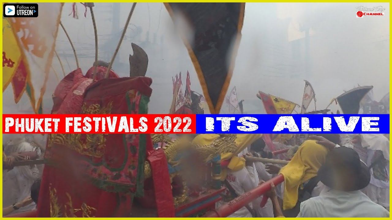 BIGGEST STREET PARADE Jui Tui Day Parade Phuket Town Vegetarian Festival 2nd October 2022 смотреть онлайн