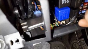 Схема подключения штатного клаксона вместо сирены сигнализации.