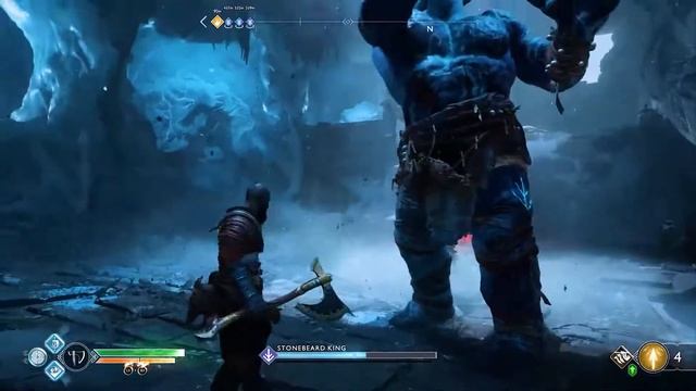 Kratos Vs Stonebeard King Troll Boss Fight - God of War 4 | Kratos Legacy смотреть онлайн